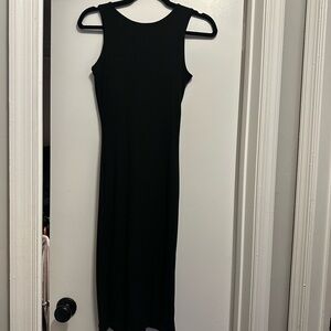 Elegant Black Sleeveless Popilush Shaper Dress